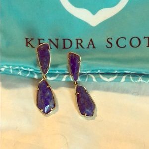Kendra Scott Semiprecious Blue Stone Earrings